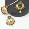Jhumka Earrings Fashion Jewellery Danglings with Maatha Tikka for Women - Image 4