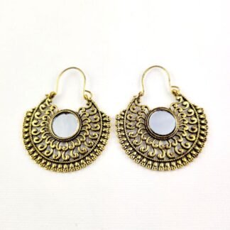 35. Antique Style Loop Baali Drop Earrings Jewellery Ethnic Traditional Style For Women Fashion Jewelry Golden 1