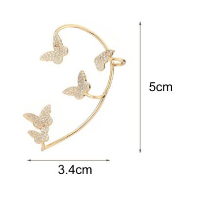 50. Ear Cuff Butterfly Simple Delicate Jewellery Earring No Peircing Fashion For Women Jewelry 2