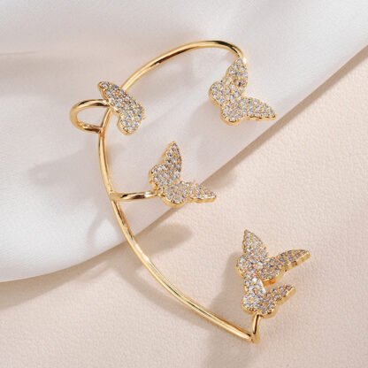 50. Ear Cuff Butterfly Simple Delicate Jewellery Earring No Peircing Fashion For Women Jewelry
