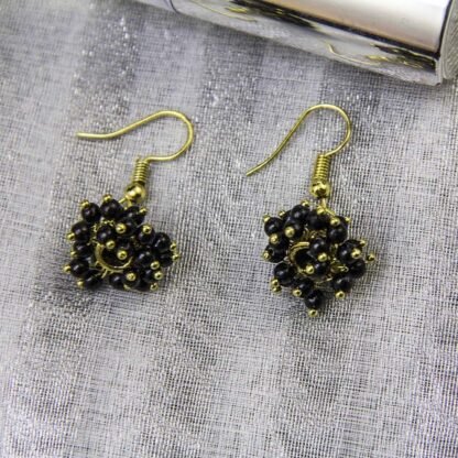 56. Classic Black And Multicolored Small Drop Earrings For Women Fashion Jewelry 2 3