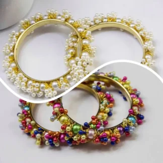 Fashion Jewellery Bangles made of Tatinium Alloy with beads for women light weight jewelry