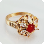 S2 Cover Rhinestones With Center Stone Zircon Ring For Woman Fashion Wedding Engagement Party Charm Jewelry 6