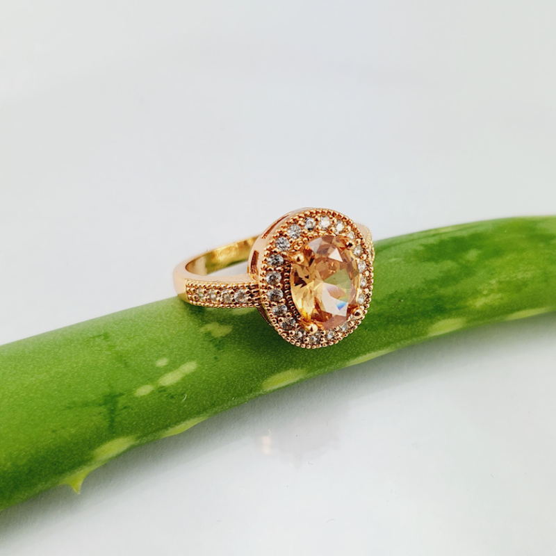 S3 (1) Zircon Rhinestones with Diamond Ring For Woman Fashion Wedding Engagement Party Charm Jewelry 8