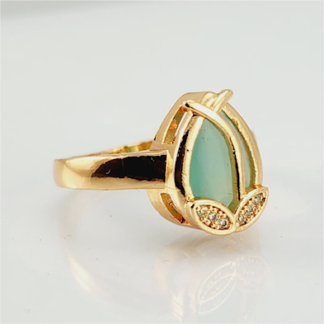 S8 - Zircon Diamond Ring For Woman Light Weight Party Jewelry Red/Black/Pink/Turquoise/Golden/White Stone